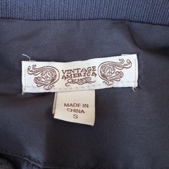 Vintage America Grey Zip Up Fur Vest Women’s Small - Picture 6 of 6